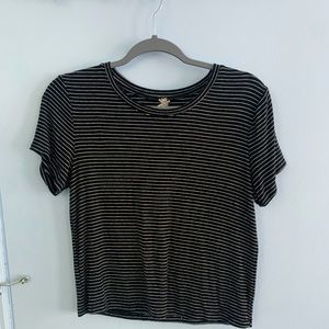 Black and white striped shirt